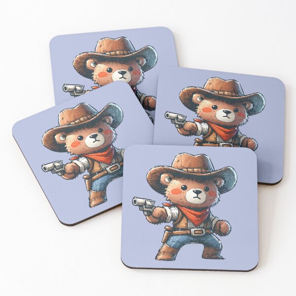 Item preview, Sheriff Teddy Showdown - Wild West Adventure Bear designed and sold by Kwanbaba21.