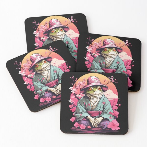 Item preview, Vaporwave Aesthetic Vintage Frog Streetwear designed and sold by LuminOrb.
