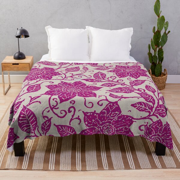 Item preview, Boho Floral Pattern Pink designed and sold by tonymagnerart.