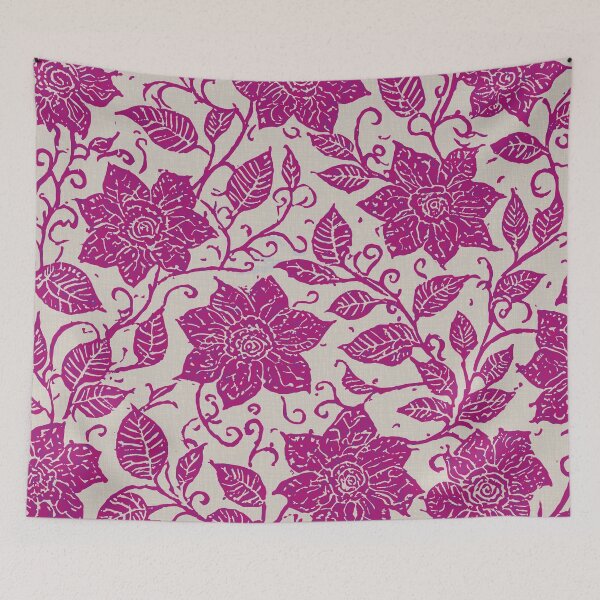 Item preview, Boho Floral Pattern Pink designed and sold by tonymagnerart.