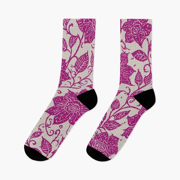Item preview, Boho Floral Pattern Pink designed and sold by tonymagnerart.