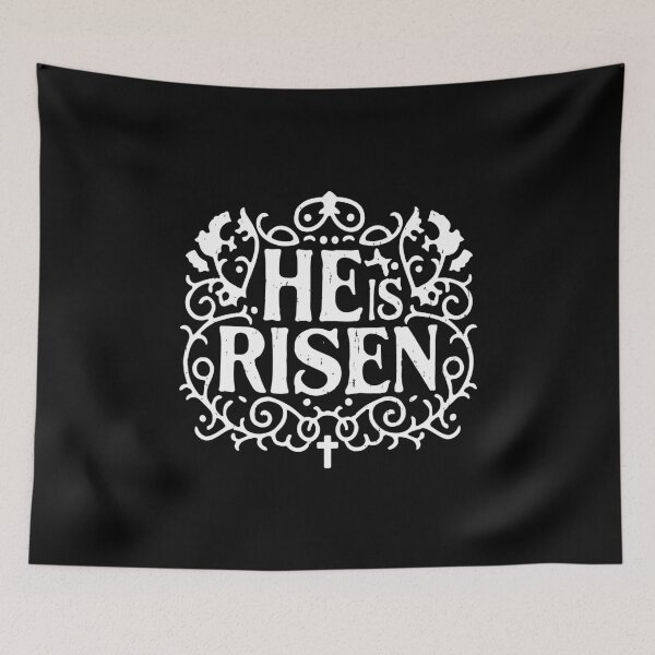 Item preview, HE IS RISEN resurrection redemption faith joy easter salvation designed and sold by w1ckerman.