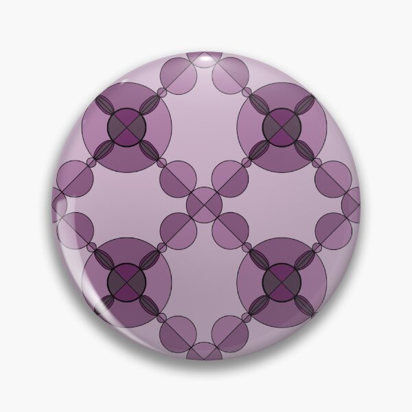 Item preview, Pink geometric circles designed and sold by Silver-Cleo.