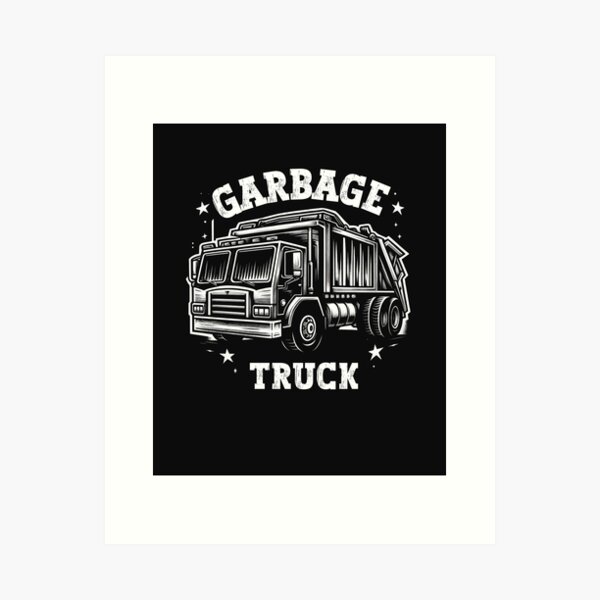 Item preview, GARBAGE TRUCK designed and sold by KarolRuszczyk.