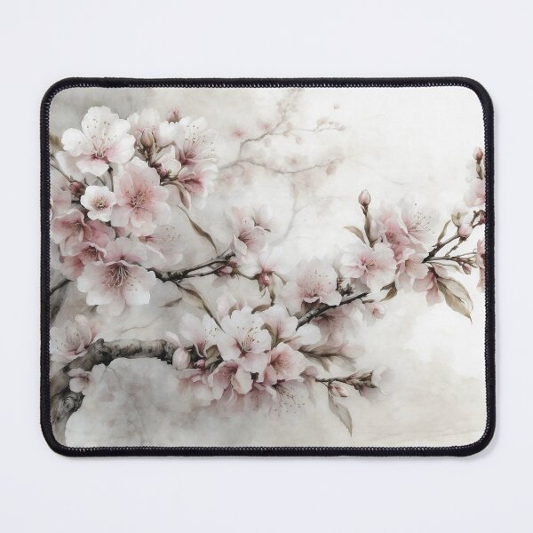 Item preview, Vintage Bloom: Watercolor Painting of Cherry Blossom Tree Branch in Spring designed and sold by Sergey Sedunov.
