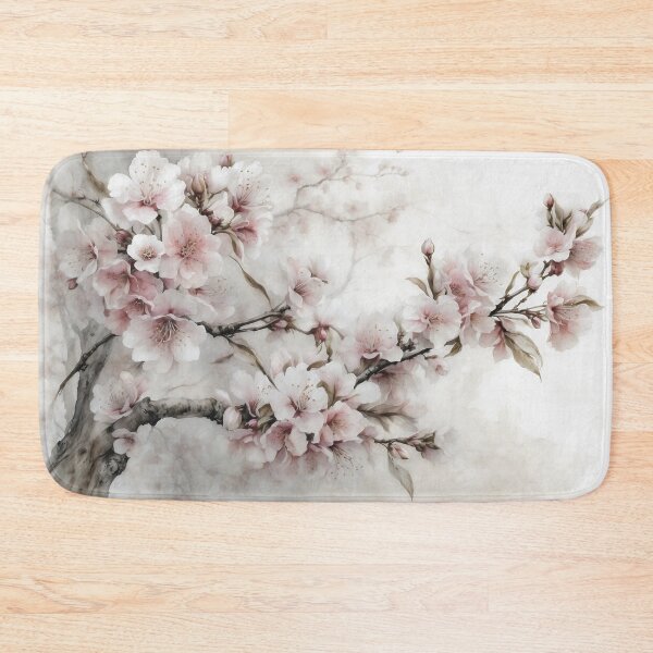 Item preview, Vintage Bloom: Watercolor Painting of Cherry Blossom Tree Branch in Spring designed and sold by Sergey Sedunov.