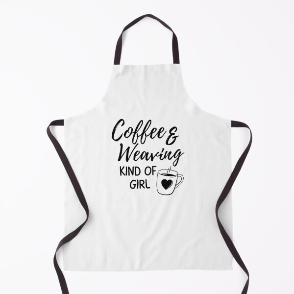 Item preview, Coffee & weaving kind of girl designed and sold by TheGreenGoat.