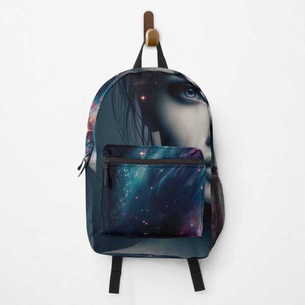 Item preview, Portrait of a woman with a galaxy instead of hair designed and sold by AndreaMart.