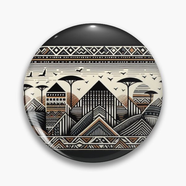 Item preview, Pattern ; Tribal Print Mountain designed and sold by PatternInArt.