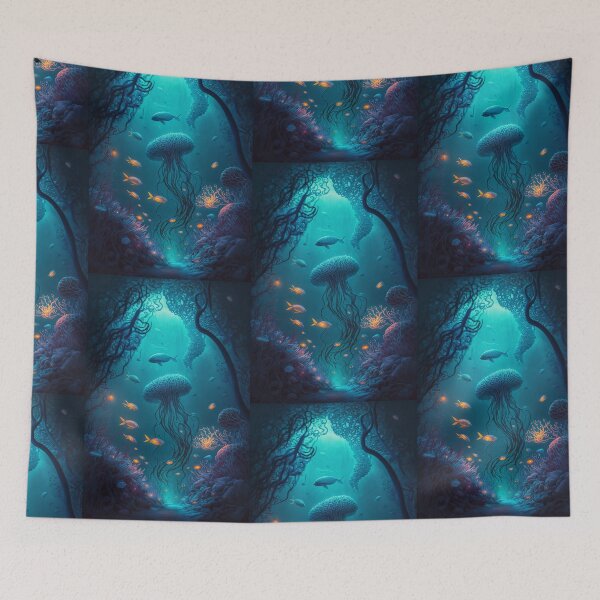 Item preview, Enchanting underwater world designed and sold by ShopMaxiDesigns.