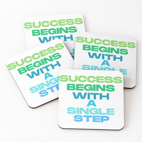 Item preview, Success Begines with a Single Step designed and sold by PopArtFever.