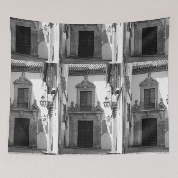 Item preview, Oldtown Alleys Door Cordoba Black and White Vertical designed and sold by eddiebarronshop.