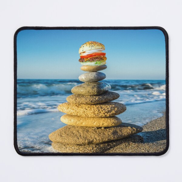Item preview, Balanced Beach Burger designed and sold by Surreallytee.