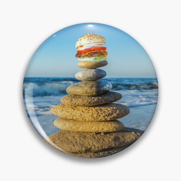 Item preview, Balanced Beach Burger designed and sold by Surreallytee.