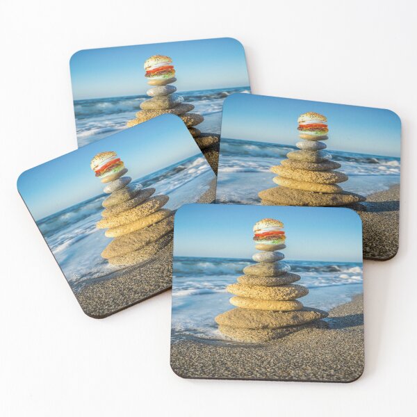 Item preview, Balanced Beach Burger designed and sold by Surreallytee.