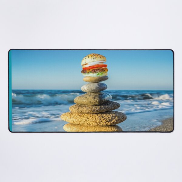 Item preview, Balanced Beach Burger designed and sold by Surreallytee.
