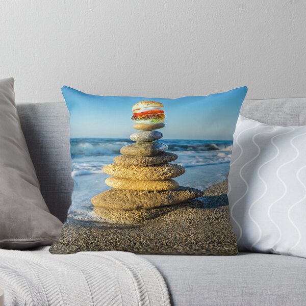 Item preview, Balanced Beach Burger designed and sold by Surreallytee.