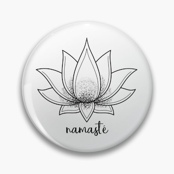 Item preview, Namasté lotus flower, symbol of purity, resilience designed and sold by Audrey Janvier | AJD.