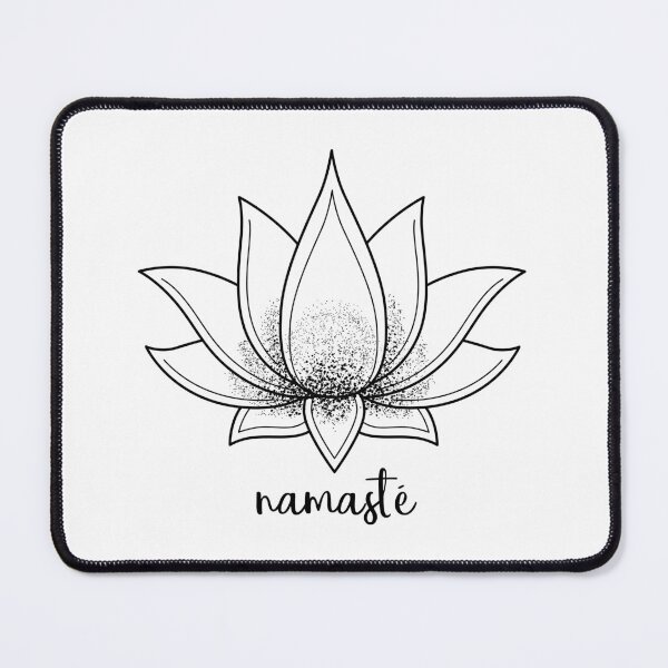 Item preview, Namasté lotus flower, symbol of purity, resilience designed and sold by Audrey Janvier | AJD.