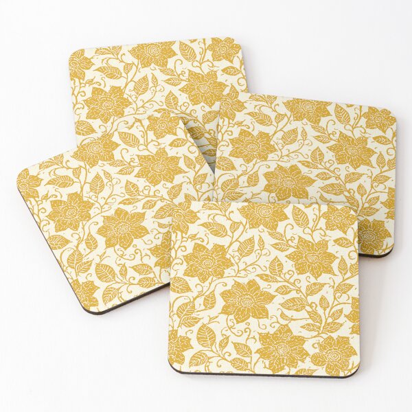 Item preview, Boho Floral Pattern Yellow designed and sold by tonymagnerart.