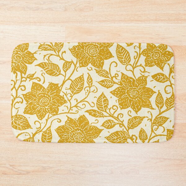 Item preview, Boho Floral Pattern Yellow designed and sold by tonymagnerart.