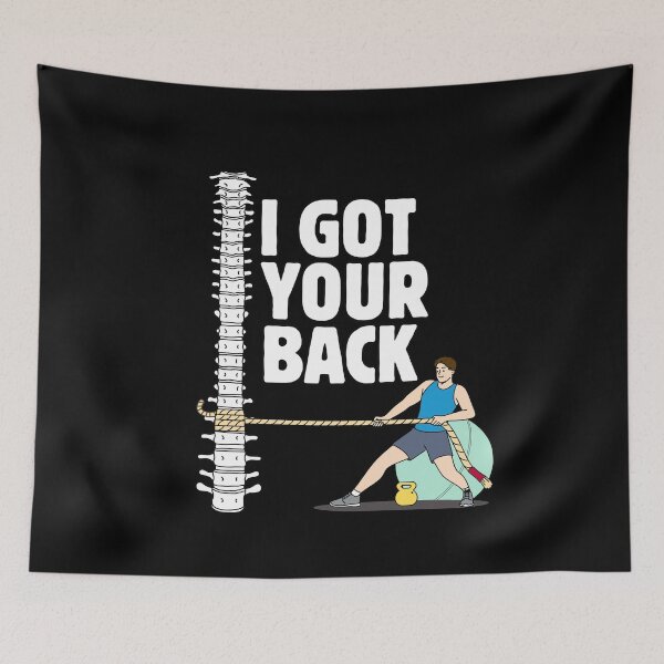Item preview, I Got Your Back - Back Pain (Backache) Funny Gifts For Physiotherapists And Chiropractors designed and sold by iX-Physio.