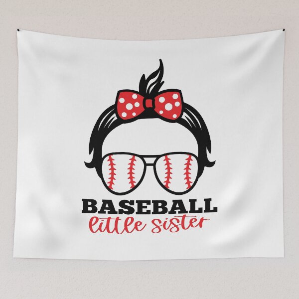 Item preview, Little Sister Baseball Toddler Girl Baseball designed and sold by clothesy7.