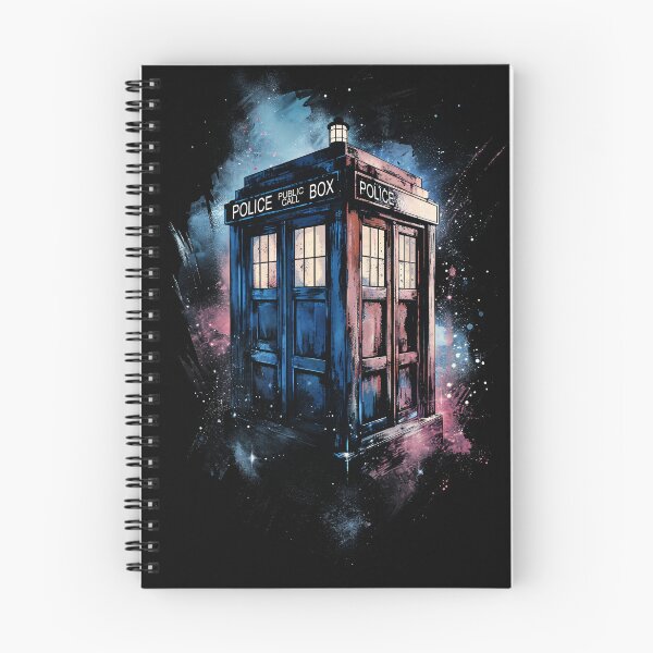 Item preview, Watercolor Police Phone Box designed and sold by NianderQuinn.