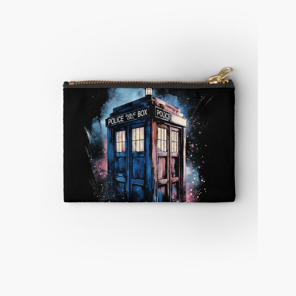 Item preview, Watercolor Police Phone Box designed and sold by NianderQuinn.