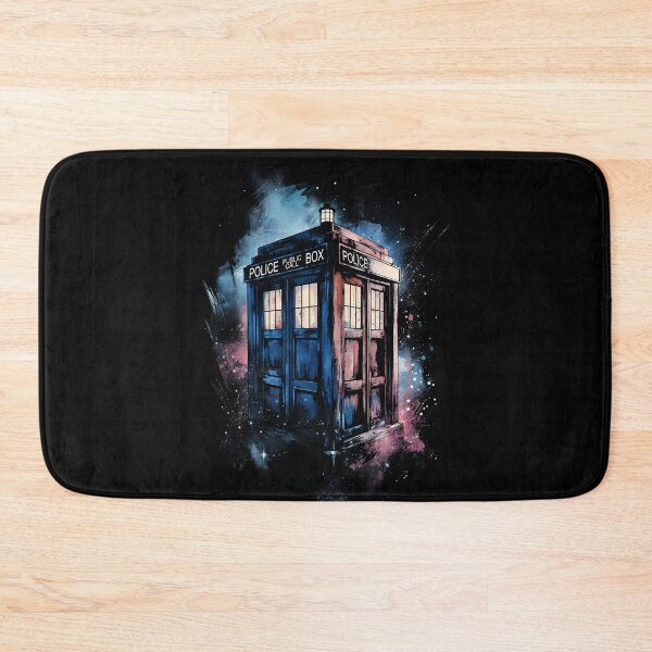 Item preview, Watercolor Police Phone Box designed and sold by NianderQuinn.