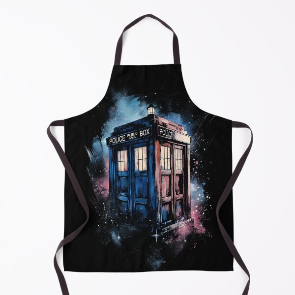 Item preview, Watercolor Police Phone Box designed and sold by NianderQuinn.