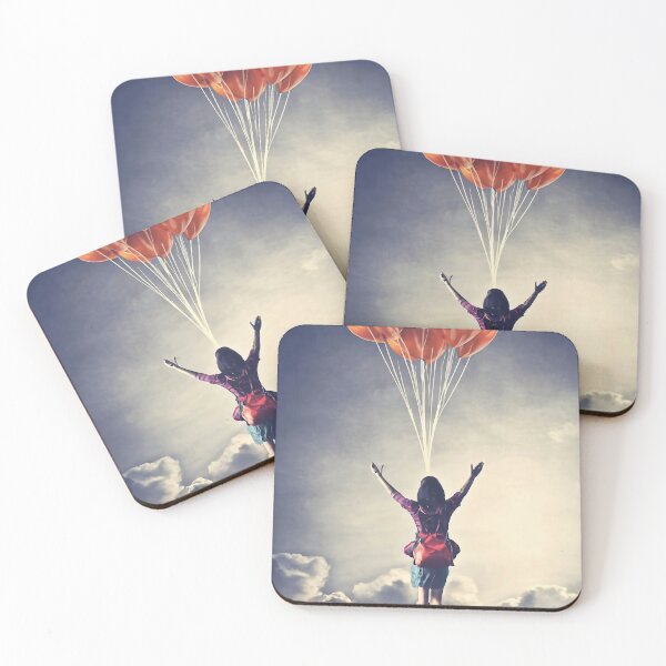Item preview, Flying with balloons designed and sold by m-y-A-I-A-R-T-.