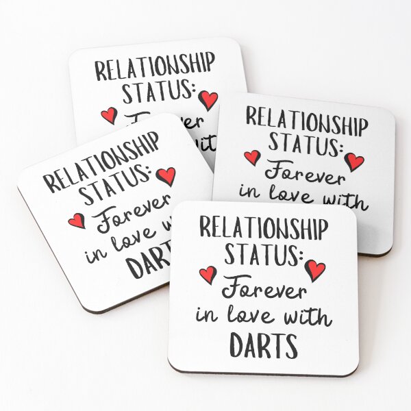 Item preview, Relationship status: Forever in love with darts designed and sold by TheGreenGoat.