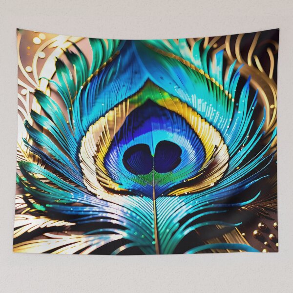 Item preview, Abstract Peacock Feather Pattern designed and sold by TheArtOfPat.