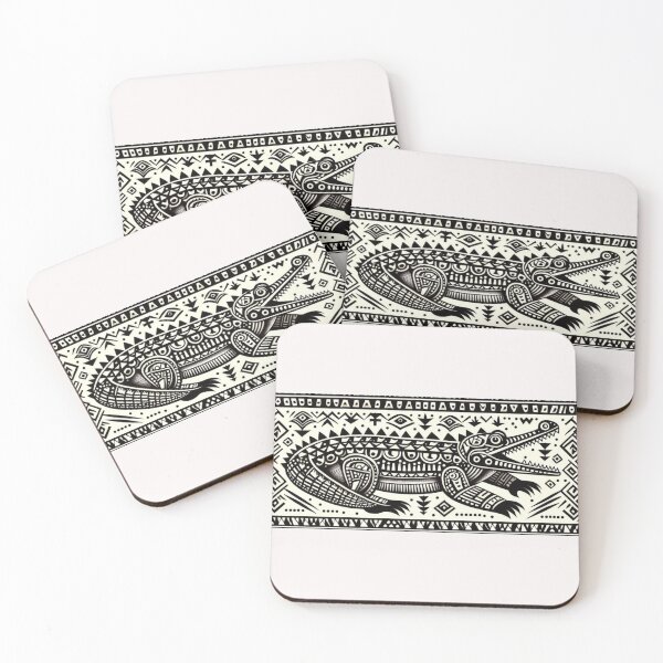 Item preview,   Pattern ; Crocodile Tribal Print  designed and sold by PatternInArt.