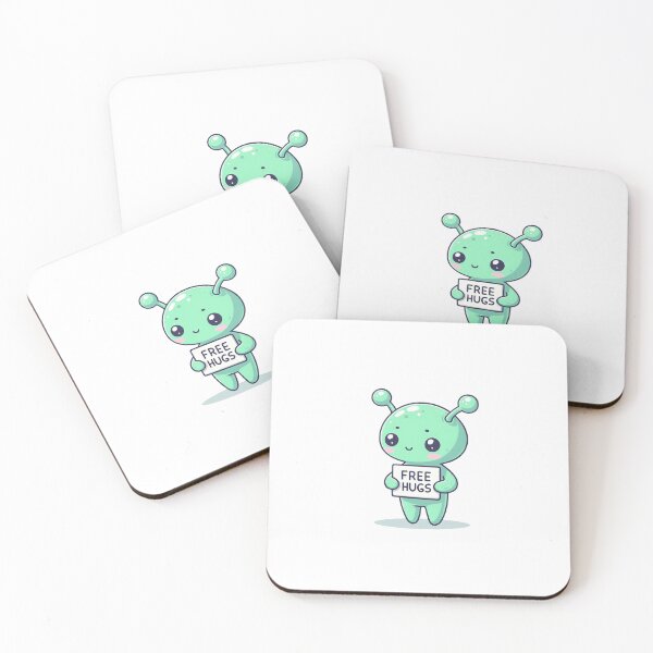 Item preview, Cute Free Hugs Alien designed and sold by LittleBuddiez.