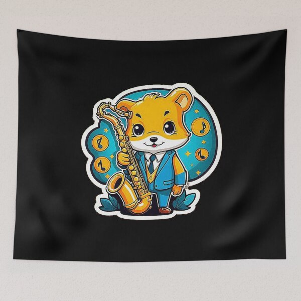 Item preview, Fox Baritone Saxophone. designed and sold by Giulivo Store Graphic.