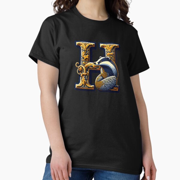 Item preview, Badger and the letter H - Fantasy designed and sold by Fenay Designs.