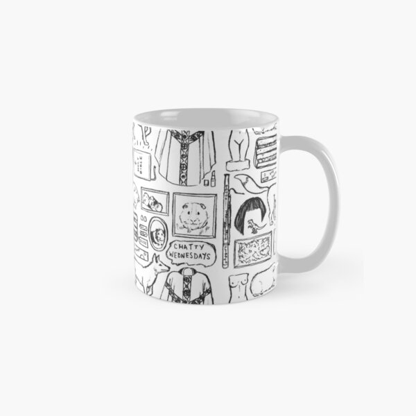 Vista previa del artículo con la obra «Ilustración de FLEABAG en blanco y negro», diseñado y vendido por flatlaydesign.