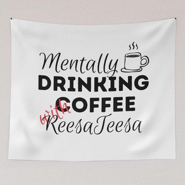 Item preview, Mentally Drinking Coffee with ReesaTeesa designed and sold by CyberArtistOne.