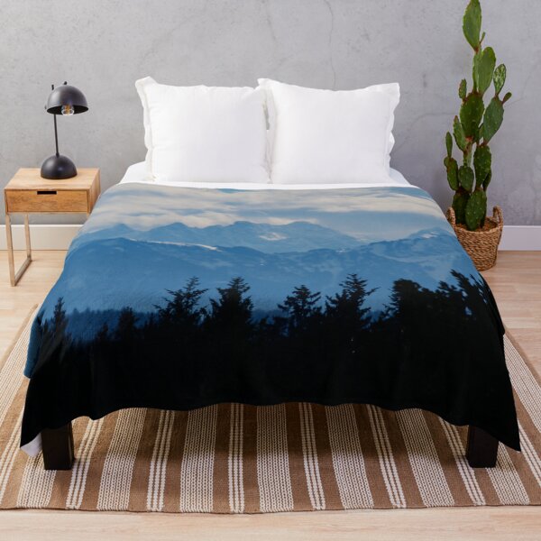 Item preview, Dark Trees Blue Mountains View #1 #cabin #decor #wall #art designed and sold by Anita's & Bella's Art.