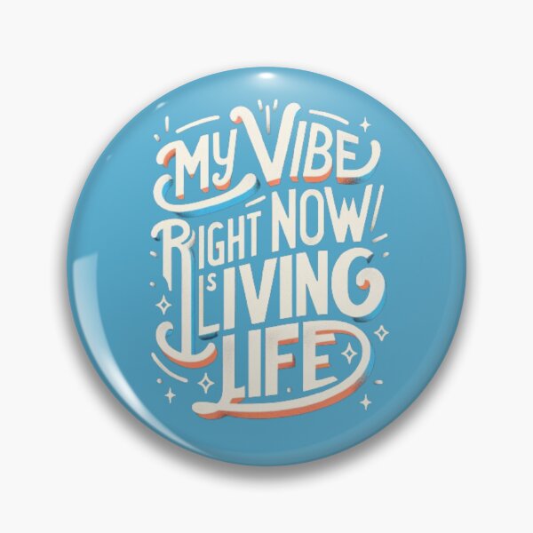 Item preview, My Vibe Right Now Is Just Living Life designed and sold by Mich' Micha ⭐⭐⭐⭐⭐.