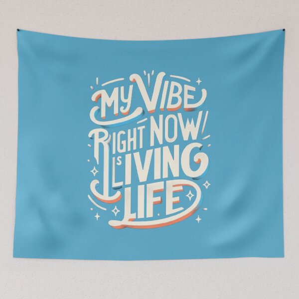 Item preview, My Vibe Right Now Is Just Living Life designed and sold by Mich' Micha ⭐⭐⭐⭐⭐.