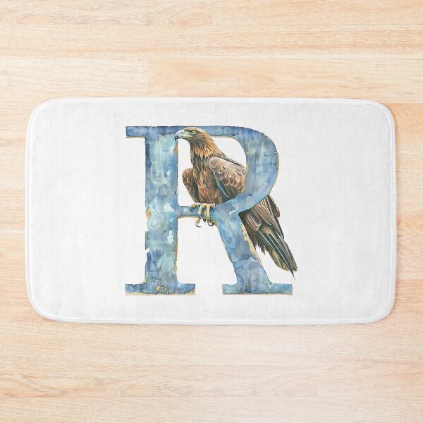 Item preview, Eagle and the letter R - Patina - Fantasy designed and sold by Fenay Designs.