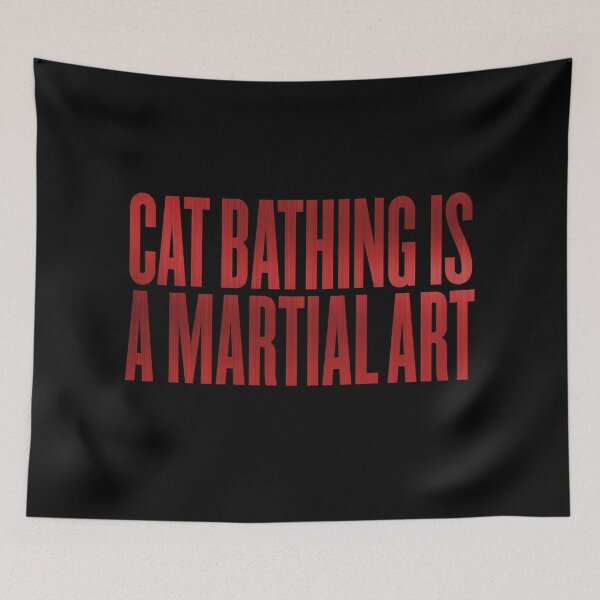 Item preview, Cat bathing is a martial art v.8 designed and sold by x1brett.