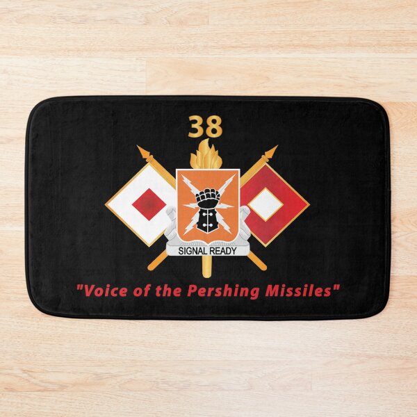 Item preview, Army - 38th Signal Battalion - DUI - w BN Number - Sig Br  - Voice of the Pershing Missiles - No Txt X 300 designed and sold by Military Insignia Products.