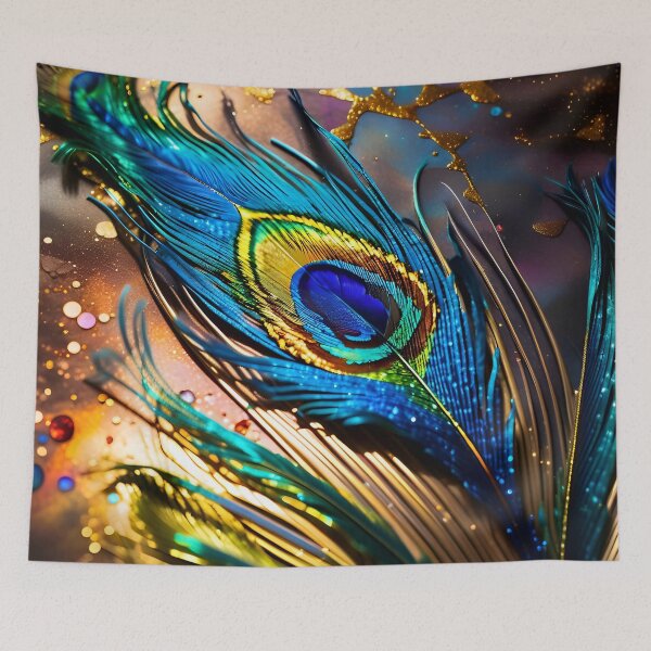 Item preview, Abstract Peacock Feather Pattern designed and sold by TheArtOfPat.