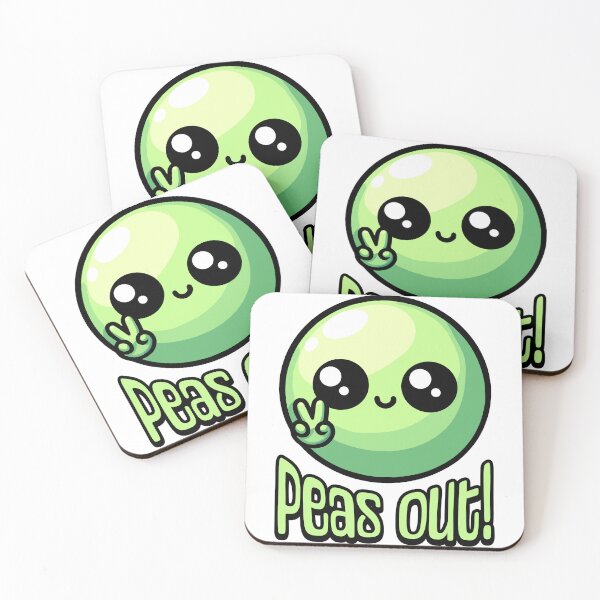 Item preview, Peas Out! Cute Pea Pun designed and sold by PMCreative.