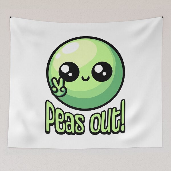 Item preview, Peas Out! Cute Pea Pun designed and sold by PMCreative.
