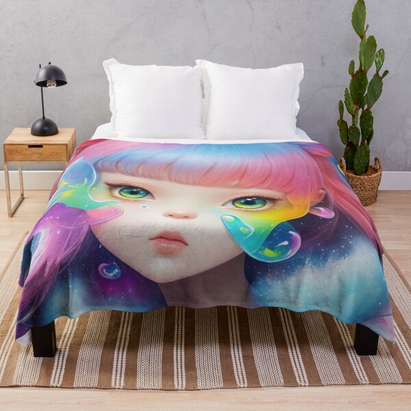 Item preview, Cat Girl Rainbow, kids, baby, fun, cool, cute, dream, pink designed and sold by Cyber Kids.